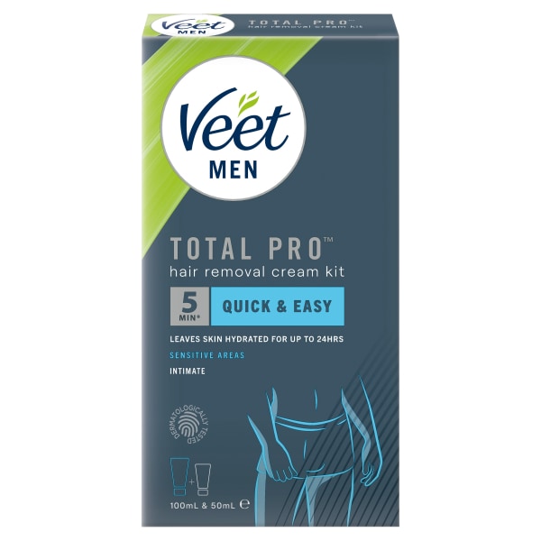 Veet Men's Cream For Intimate Hair Removal Kit