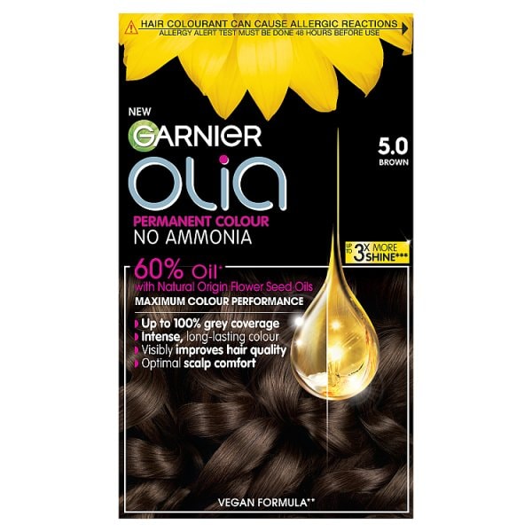 Garnier Olia Unisex Brown 5.0 Permanent Hair Dye