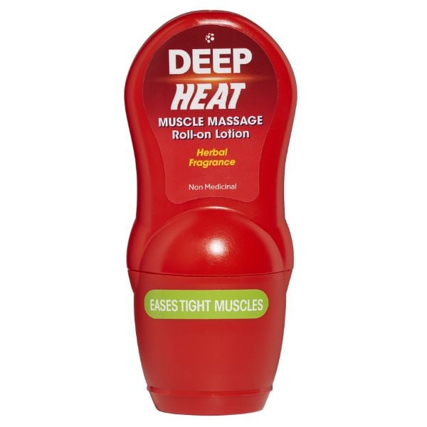 Deep Heat Unisex Muscle Massage Roll-On Lotion 50Ml