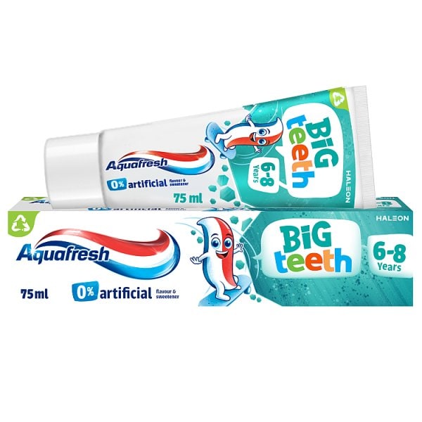 Aquafresh Unisex Kids Kids Toothpaste Big Teeth 6-8 Years 75Ml
