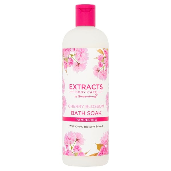 Superdrug Unisex Extracts Cherry Blossom Bath 500Ml