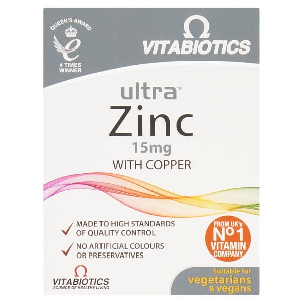 Vitabiotics Unisex Ultra Zinc X 30 Tablets