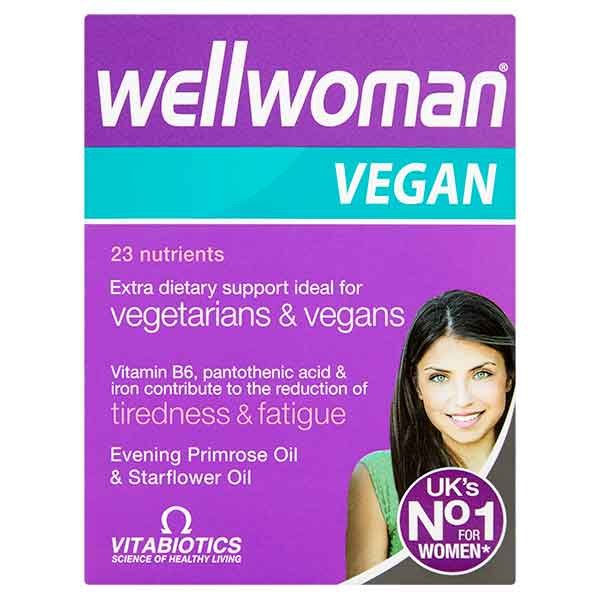 Vitabiotics Women's Wellwoman Vitamins Vegan - 60 Tablets