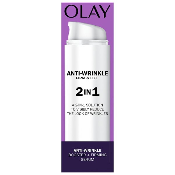 Olay Unisex Cream Anti-Wrinkle Firm & Lift 2-In-1 Face + Serum 50Ml