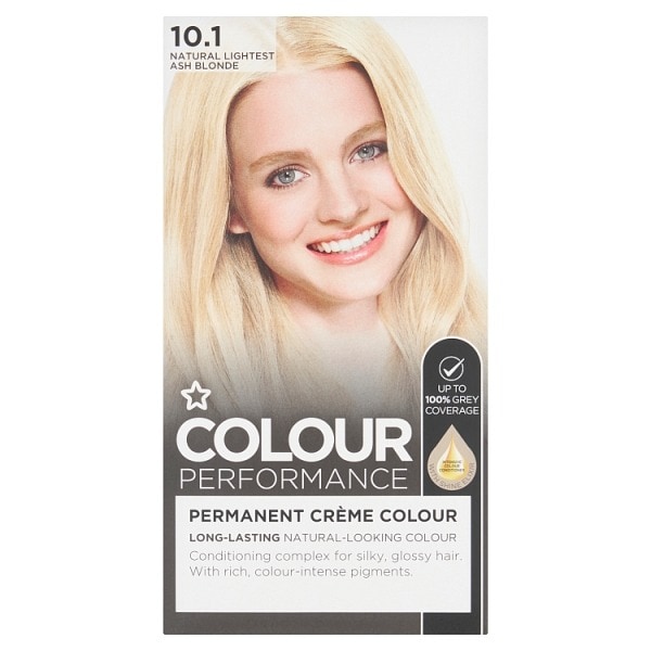 Superdrug Unisex Natural Lightest Ash Colour Performance 10.1 Blonde
