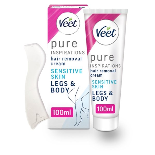 Veet Women's Cream Hair Removal Body & Legs Sensitive 100Ml