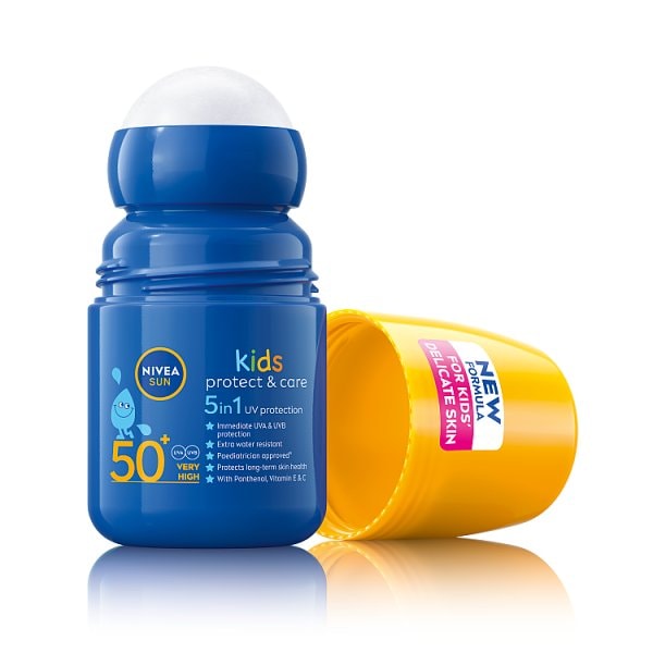 NIVEA SUN Kids Protect & Care Roll-on Sun Cream 50ml