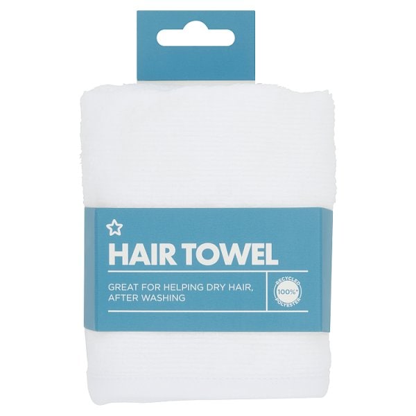 Superdrug Unisex Hair Towel