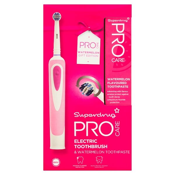 Procare Unisex Pink Handle Watermelon Toothpaste Gift Set