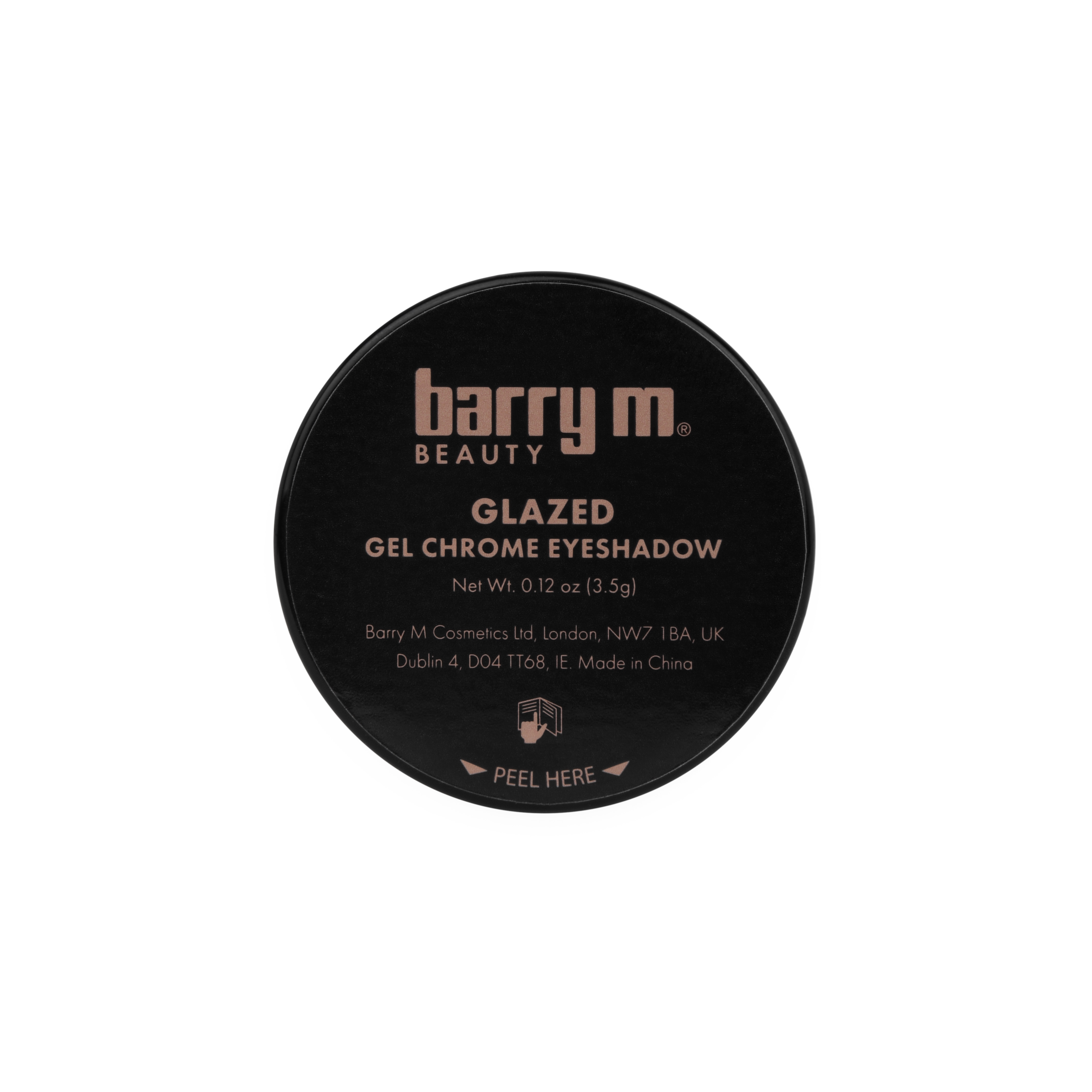 Barry M Glazed Gel Chrome Eyeshadow Mocha Rose