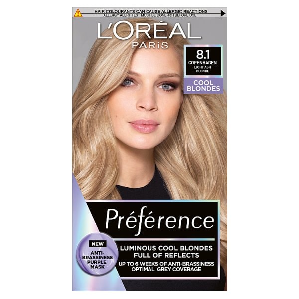 L'oréal Paris Unisex Copenhagen 8.1 Preference Cool Blondes 8.1 Copenhagen Hair Dye