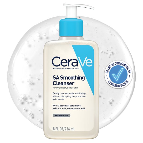CeraVe SA Smoothing Cleanser (For Dry, Rough , Bumpy Skin) - 236ml