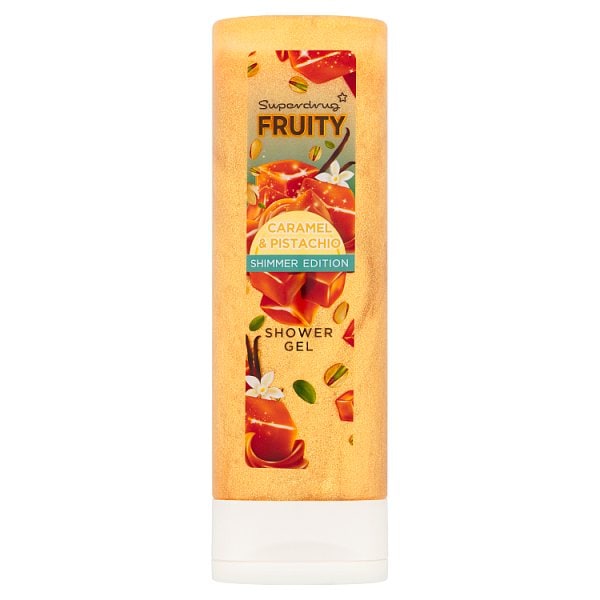 Fruity Unisex Shimmer Caramel Pistachio Shower Gel 250Ml
