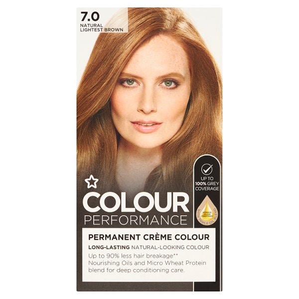 Superdrug Unisex Natural Lightest Brown Colour Performance 7.0