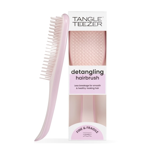 Tangle Teezer Unisex Pink Dust Wet Detangler Fragile Hairbrush