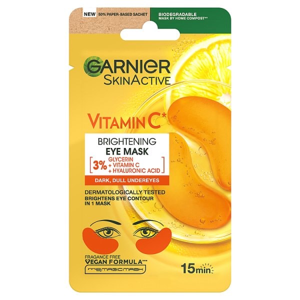 Garnier Unisex Vitamin C Eye Serum Tissue Mask