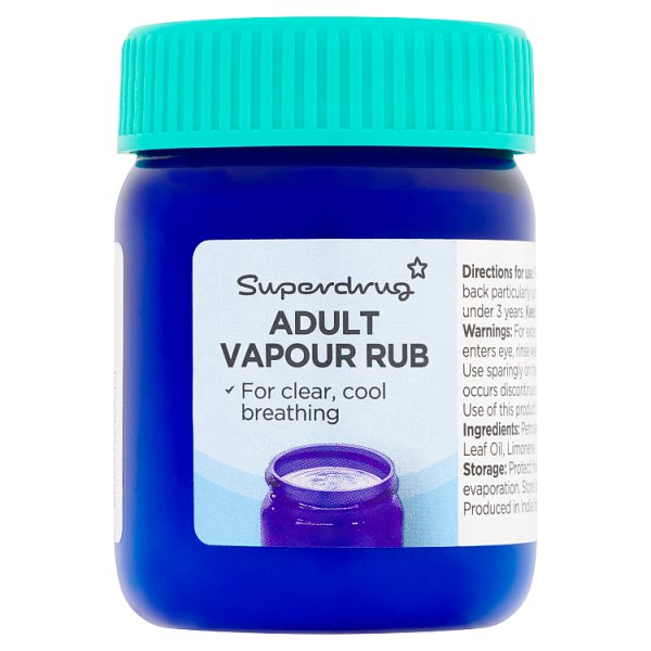 Superdrug Unisex Adult Vapour Rub 50G