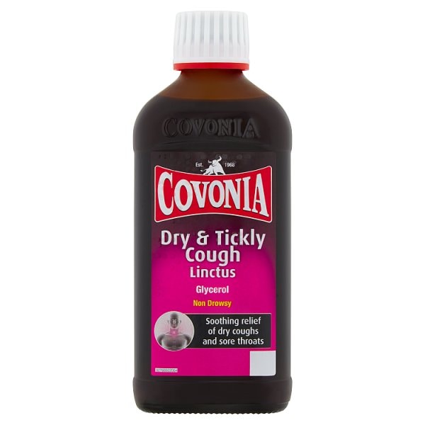 Covonia Unisex Dry And Tickly Cough Linctus Syrup 180Ml