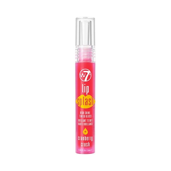 W7 Lip Splash High Shine Tinted Gloss Cranberry Crush 2ml