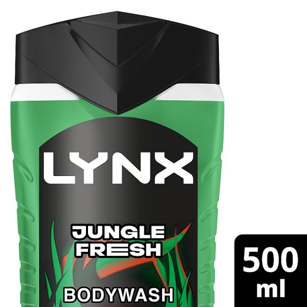 Lynx Men's 3-In-1 Body Wash Jungle Fresh 500Ml