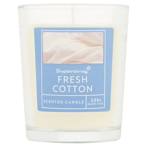 Superdrug Unisex Linen Home Votive Candle 75G