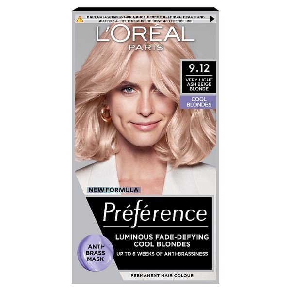 L'oréal Paris Unisex Siberia Preference Cool Blondes 9.12 Hair Dye