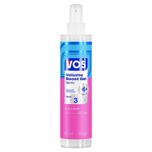 Vo5 Unisex Volume Boost Gel Spray For All-Day Hold 200Ml