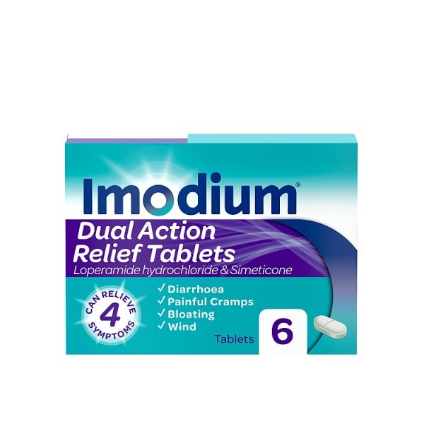 Imodium Unisex Dual Action 6'S