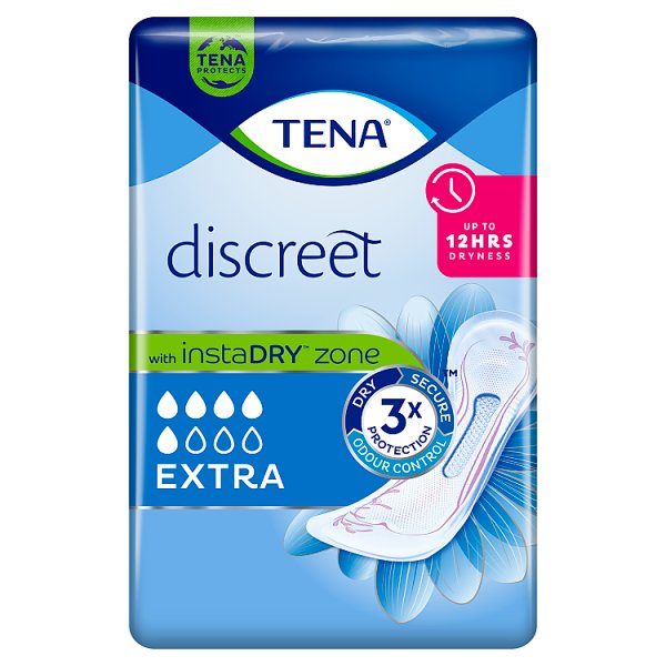 Tena Unisex Discreet Bladder Weakness Pads Extra 60Pk