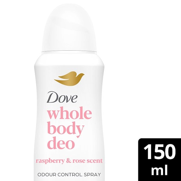 Dove Women's Raspberry Whole Body Deodorant Spray 150Ml
