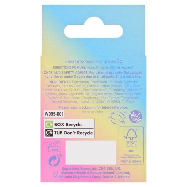 Superdrug Fantasy Flamingo Lip Balm Skin Superdrug