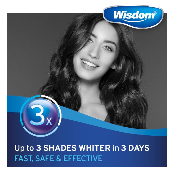 Wisdom Intense White Teeth Whitening Strips Charcoal Toiletries