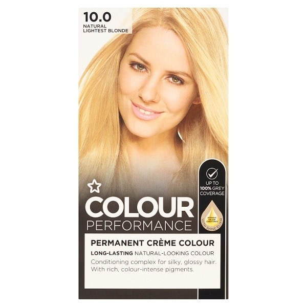 Superdrug Unisex Grey Colour Performance 10.0 Natural Lightest Blonde