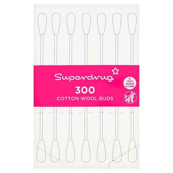 Superdrug Unisex Cotton Wool Buds - 300 Buds