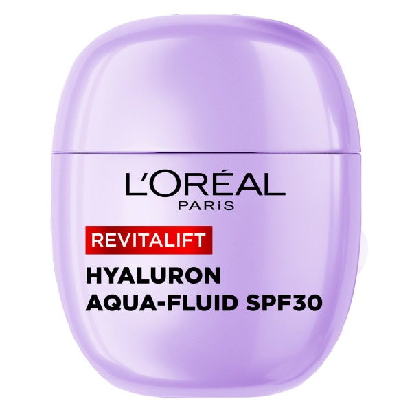 L'Oréal Paris Women's L'Oreal Paris Revitalift Filler Plumping Glass-Skin Aqua-Fluid SPF30 with Hyaluronic Acid, 40ml