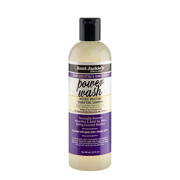 Aunt Jackies Unisex Aunt Jackie's Grapeseed Powerwash Shampoo 12Oz