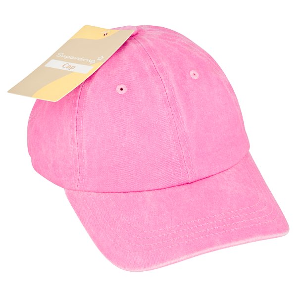 Superdrug Unisex Pink Cap