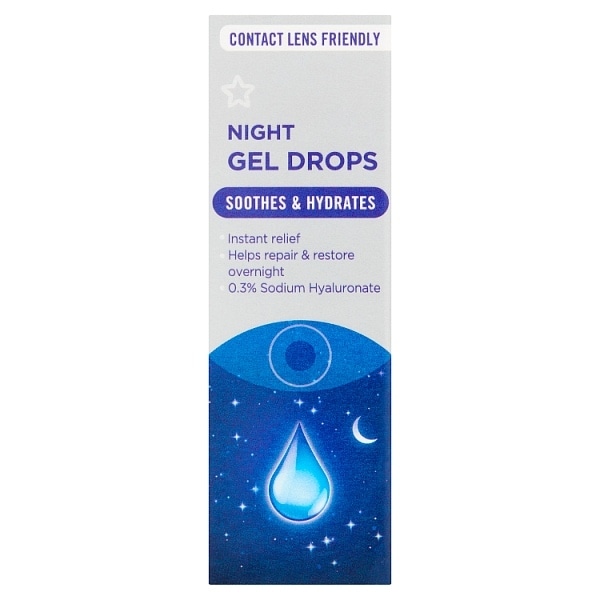Superdrug Unisex Night Gel Drops 10Ml