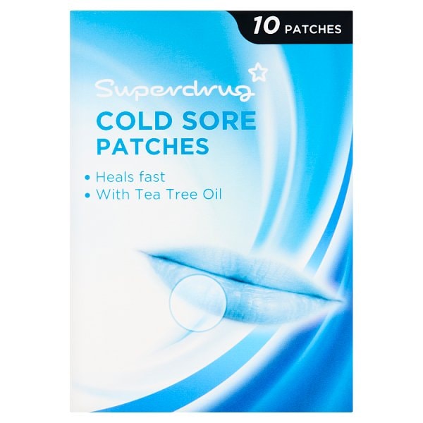 Superdrug Cold Sore Patch with Tea Tree Oil x 10