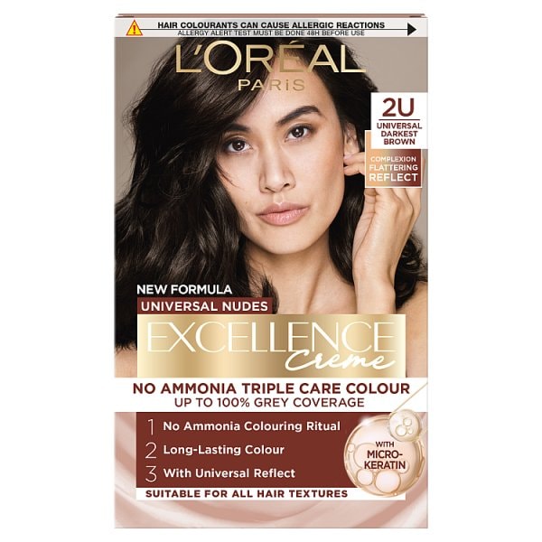 L'oréal Paris Unisex Darkest Brown L'oréal Excellence Crème Universal Nudes 2U
