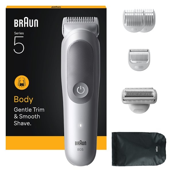 Braun Unisex Body Groomer +6 Tools Trim & Shave Hair Bg5550
