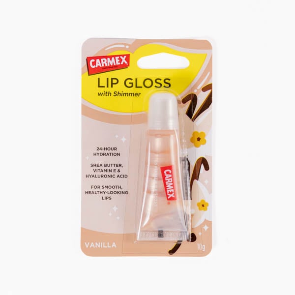 Carmex Vanilla Lip Gloss Shimmer Tube 10G