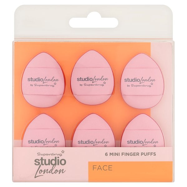 Superdrug Studio London Unisex Mini Puffs 6Pk