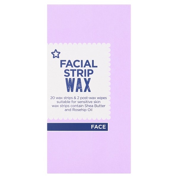 Superdrug Women's Sensitive Facial Wax Strips X 20