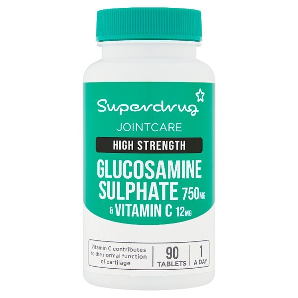 Superdrug Unisex High Strength Glucosamine 750Mg With Vit C 90S