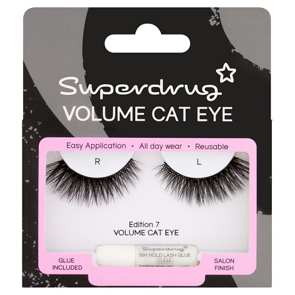 Superdrug Unisex Volume Cat Eye Lashes
