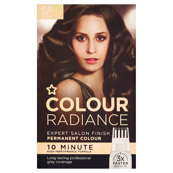 Superdrug Unisex Dark Brown Colour Radiance 4/0