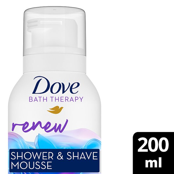 Dove Unisex Heavenly/Pink Shower Mousse Foam Renew Shower & Shave 200Ml