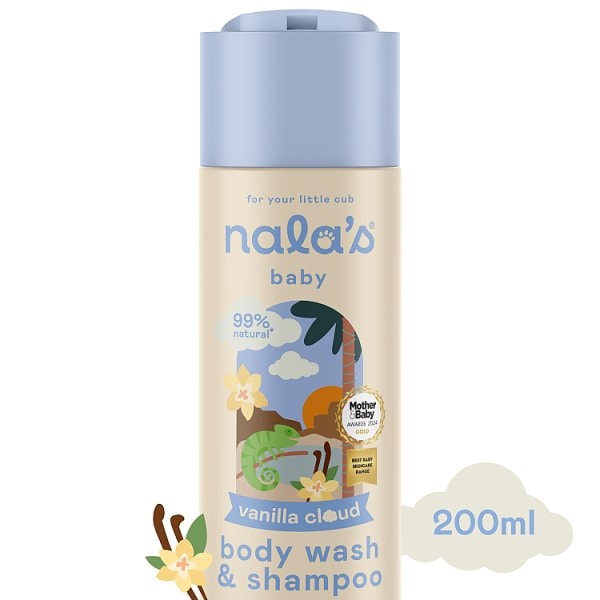 Nalas Baby Nala's Baby Body Wash & Shampoo Vanilla Cloud 200Ml