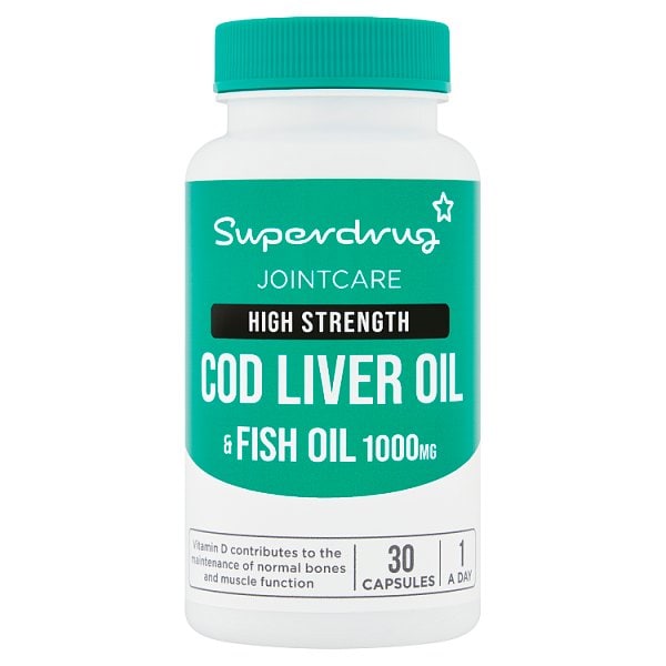 Superdrug Unisex Hs Cod Liver Oil 1000Mg 30S